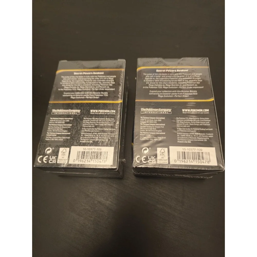 2x Perfect Order Booster Bundle Lot Pokemon TCG New/Sealed X2.